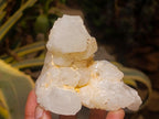 Natural Cascading Etched Candle Quartz Clusters x 6 From Antsirabe, Madagascar - Toprock Gemstones and Minerals 
