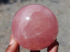 Polished Gemmy Star Rose Quartz Spheres x 3 From Madagascar - Toprock Gemstones and Minerals 