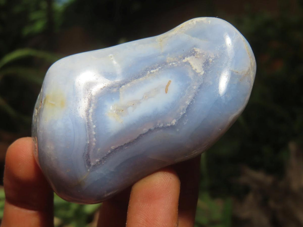 Polished Blue Lace Agate Tumbled Free Forms x 31 From Nsanje, Malawi - Toprock Gemstones and Minerals 