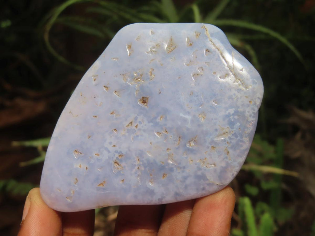 Polished Blue Lace Agate Tumbled Free Forms x 31 From Nsanje, Malawi - Toprock Gemstones and Minerals 