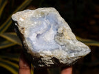 Natural Blue Lace Agate Geode Specimens x 6 From Nsanje, Malawi - Toprock Gemstones and Minerals 