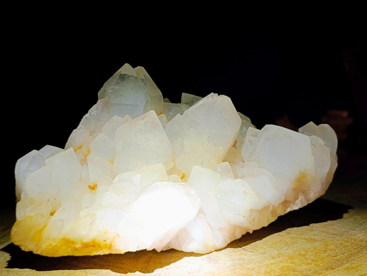 Natural Large Castle Phantom Quartz Cluster x 1 From Madagascar - Toprock Gemstones and Minerals 