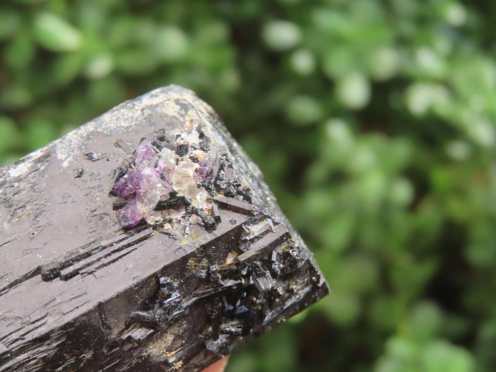 Natural Schorl Black Tourmaline with Associated Minerals x 7 From Erongo, Namibia - Toprock Gemstones and Minerals 