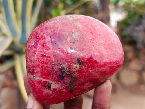 Polished Rhodonite Free Forms x 4 From Rhusinga, Zimbabwe - Toprock Gemstones and Minerals 