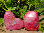 Polished Rhodonite Free Forms x 4 From Rhusinga, Zimbabwe - Toprock Gemstones and Minerals 
