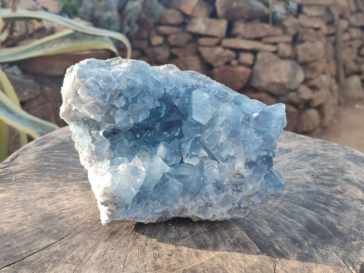 Natural Large Blue Celestite Specimen x 1 From Sakoany, Madagascar - Toprock Gemstones and Minerals 