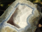 Polished Blue Lace Agate Geode Specimens x 6 From Nsanje, Malawi - Toprock Gemstones and Minerals 