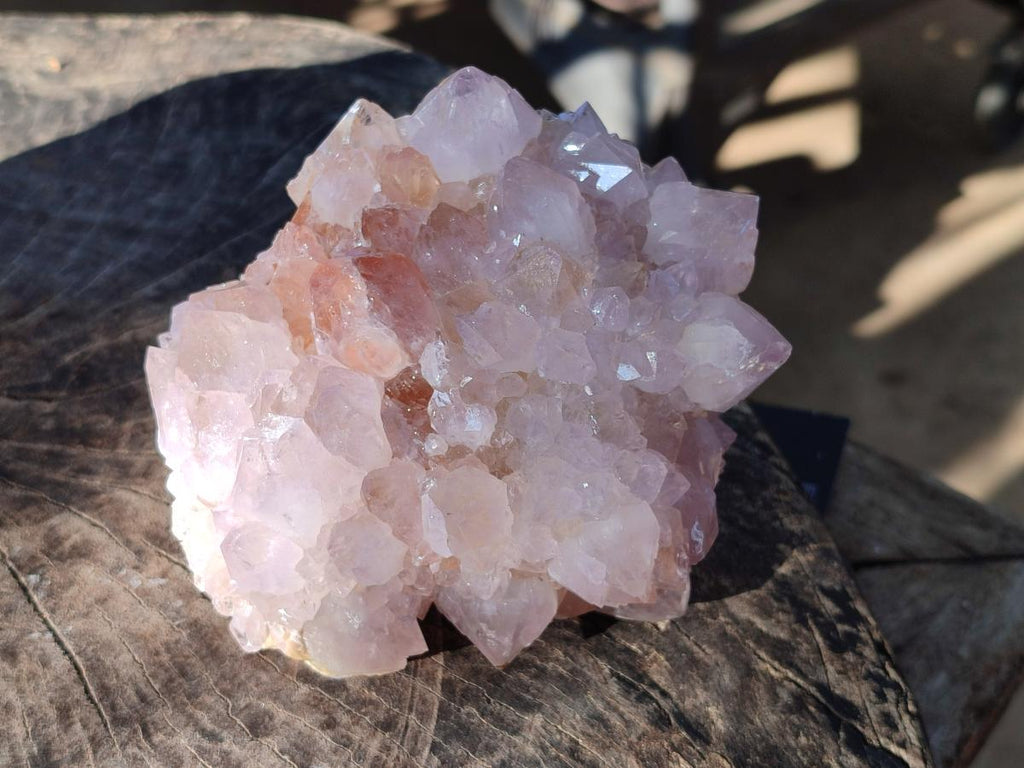 Natural Large Lilac Sunburst Ametrine Spirit Clusters x 2 From Boekenhouthoek, South Africa - Toprock Gemstones and Minerals 