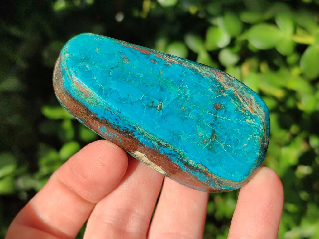 Polished One Side Shattuckite Free Forms x 12 From Kaokoveld, Namibia - Toprock Gemstones and Minerals 
