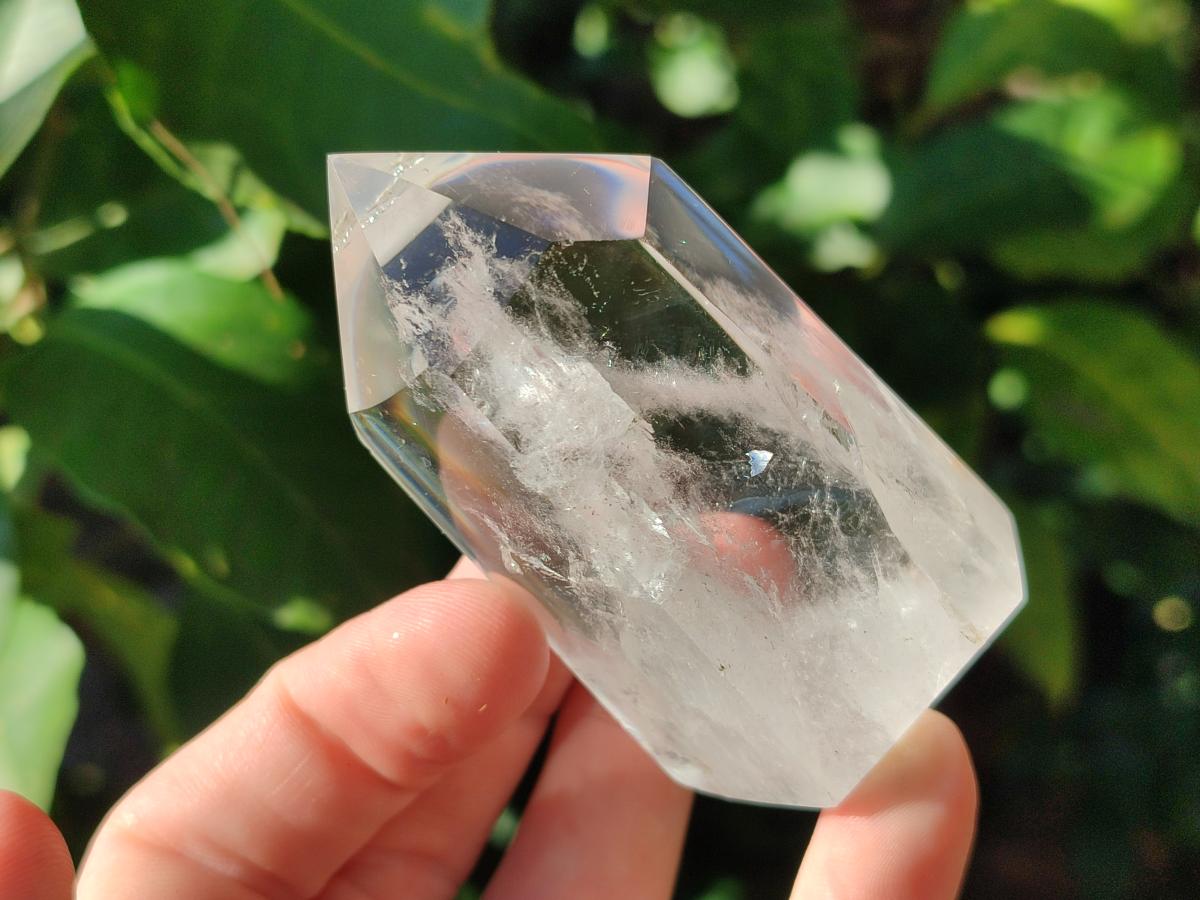 Polished Wispy Quartz Display Crystals x 6 From Madagascar - Toprock Gemstones and Minerals 