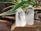 Polished Wispy Quartz Display Crystals x 6 From Madagascar - Toprock Gemstones and Minerals 