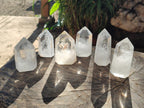 Polished Wispy Quartz Display Crystals x 6 From Madagascar - Toprock Gemstones and Minerals 