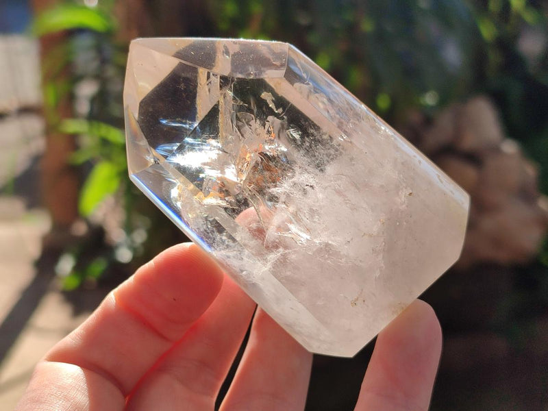 Polished Wispy Quartz Display Crystals x 6 From Madagascar - Toprock Gemstones and Minerals 