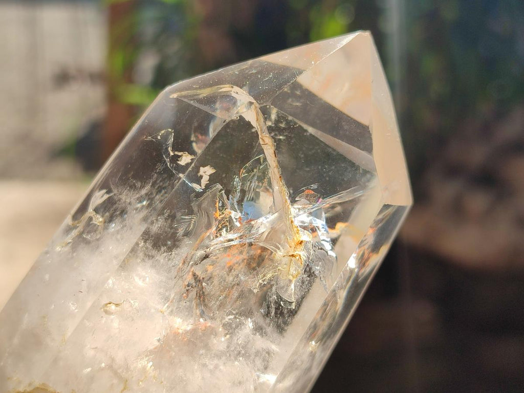 Polished Wispy Quartz Display Crystals x 6 From Madagascar - Toprock Gemstones and Minerals 
