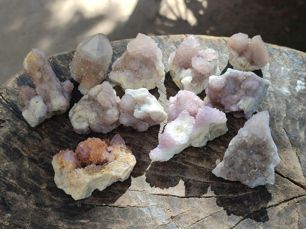 Natural Mixed Spirit Quartz Crystals And Clusters x 40 From Boekenhouthoek, South Africa - Toprock Gemstones and Minerals 