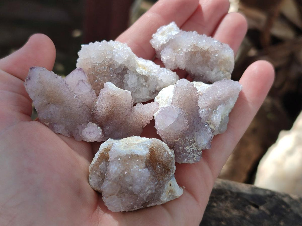 Natural Mixed Spirit Quartz Crystals And Clusters x 40 From Boekenhouthoek, South Africa - Toprock Gemstones and Minerals 