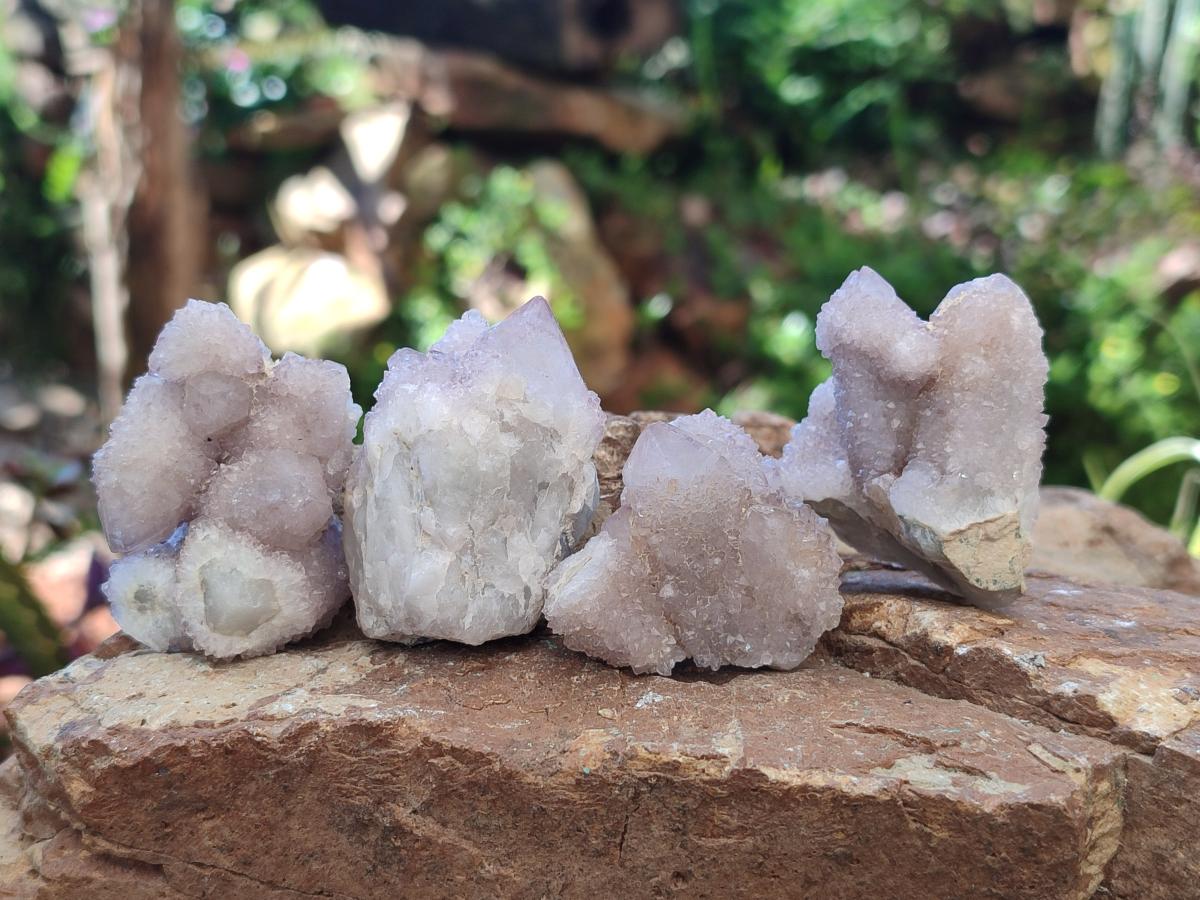 Natural Mixed Spirit Quartz Crystals And Clusters x 40 From Boekenhouthoek, South Africa - Toprock Gemstones and Minerals 