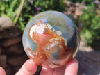Polished Polychrome Jasper Sphere x 2 From NW Coast, Madagascar - Toprock Gemstones and Minerals 