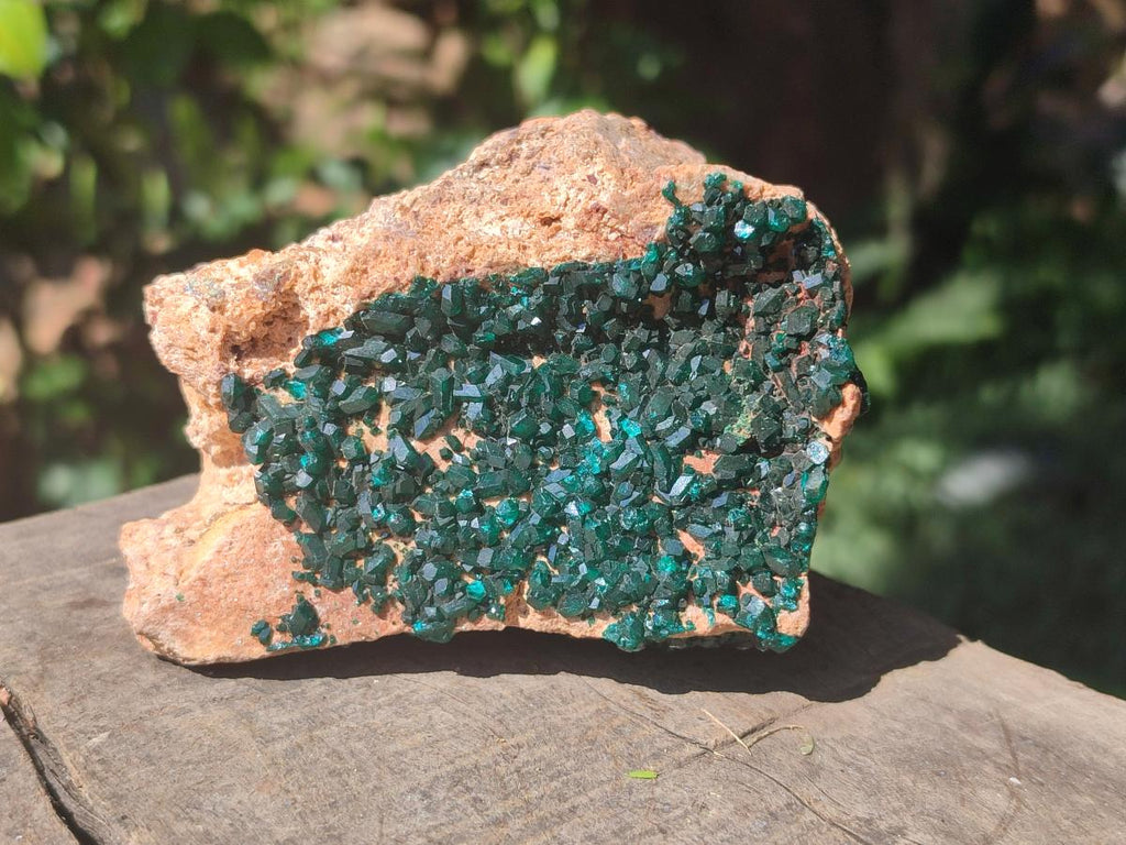 Natural Dioptase on Dolomite Specimens x 2 From Likasi, Congo - Toprock Gemstones and Minerals 
