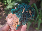 Natural Dioptase on Dolomite Specimens x 2 From Likasi, Congo - Toprock Gemstones and Minerals 