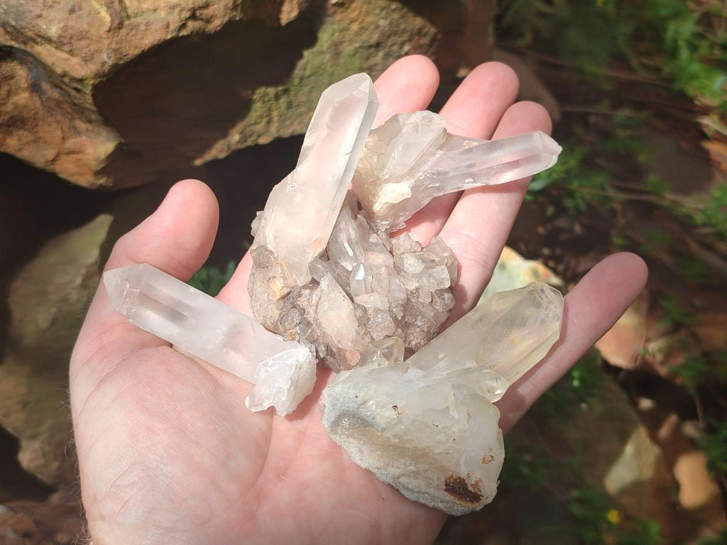 Natural Clear Quartz Cluster x 24 From Madagascar - Toprock Gemstones and Minerals 