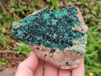 Natural Crystalline Malachite Specimens x 2 From Tenke Fungurume, Congo - Toprock Gemstones and Minerals 
