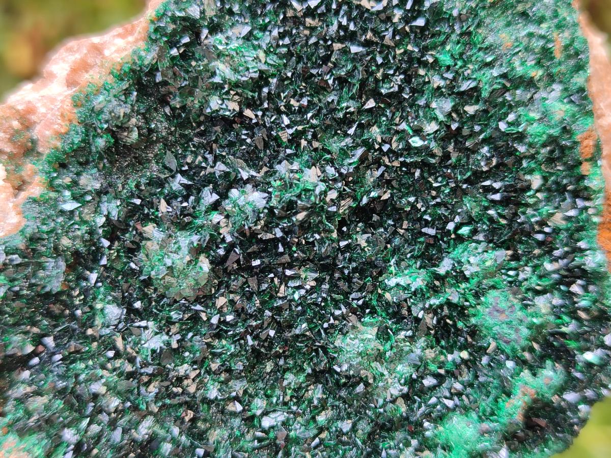 Natural Crystalline Malachite Specimens x 2 From Tenke Fungurume, Congo - Toprock Gemstones and Minerals 