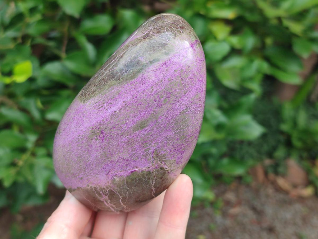 Polished Stichtite Standing Display Pieces x 2 From Barberton, South Africa - Toprock Gemstones and Minerals 