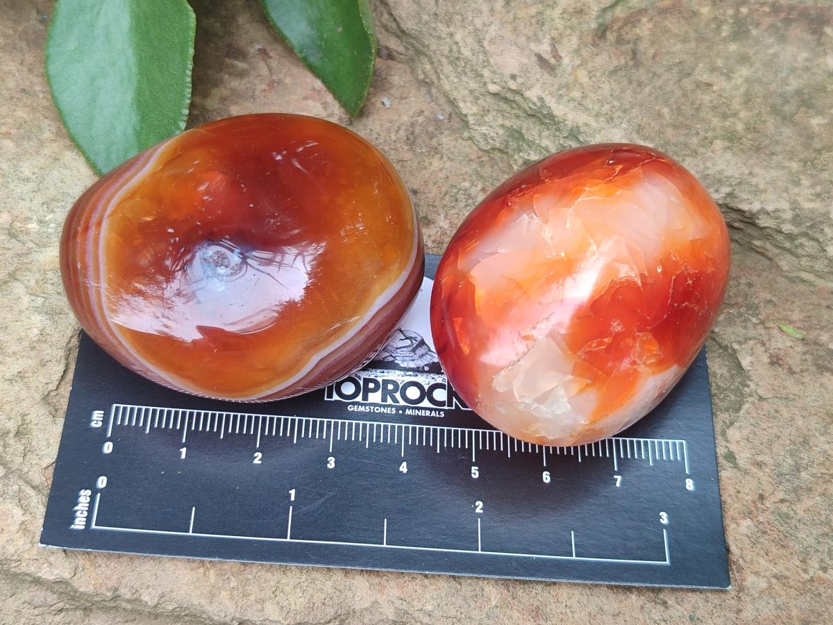 Polished Mixed Multi Mineral Galets x 24 From Madagascar - Toprock Gemstones and Minerals 