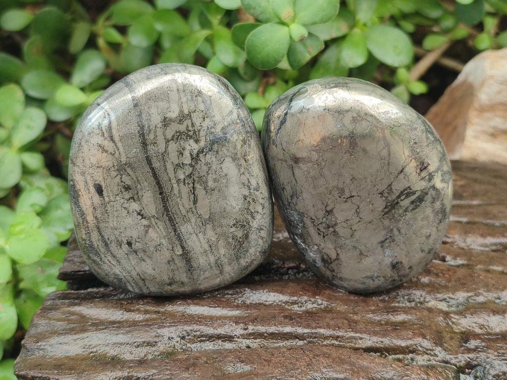 Polished XL Basalt Pharaoh Stone Galet Free Forms x 12 From Iron Duke Mine, Zimbabwe - Toprock Gemstones and Minerals 