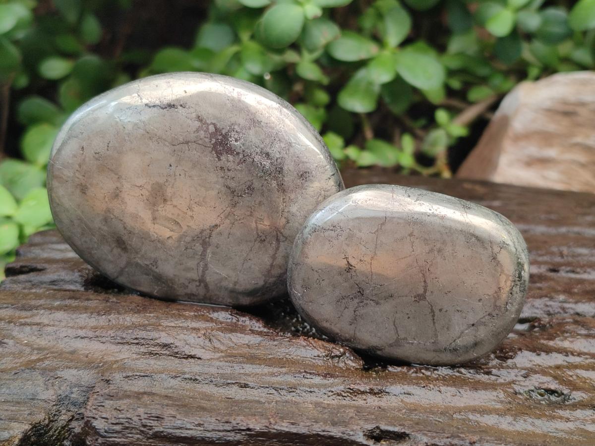 Polished XL Basalt Pharaoh Stone Galet Free Forms x 12 From Iron Duke Mine, Zimbabwe - Toprock Gemstones and Minerals 