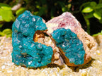 Natural Dioptase on Dolomite Cluster Specimens x 6 From Likasi, Congo - Toprock Gemstones and Minerals 