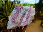 Natural Large Pink Rubellite Tourmaline Specimens x 2 From Karibib, Namibia - Toprock Gemstones and Minerals 
