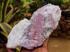 Natural Large Pink Rubellite Tourmaline Specimens x 2 From Karibib, Namibia - Toprock Gemstones and Minerals 