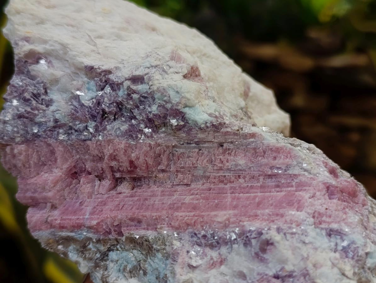 Natural Large Pink Rubellite Tourmaline Specimens x 2 From Karibib, Namibia - Toprock Gemstones and Minerals 
