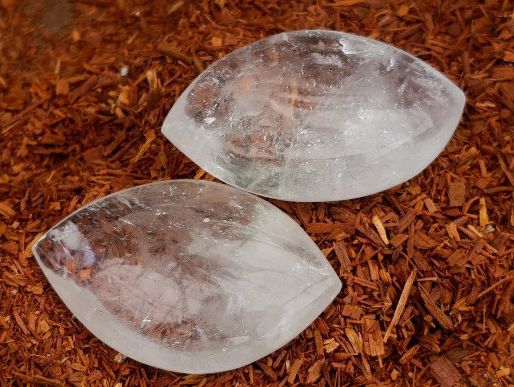 Polished Rock Crystal Quartz "Angel Tears" Free Forms x 35 From Madagascar - Toprock Gemstones and Minerals 