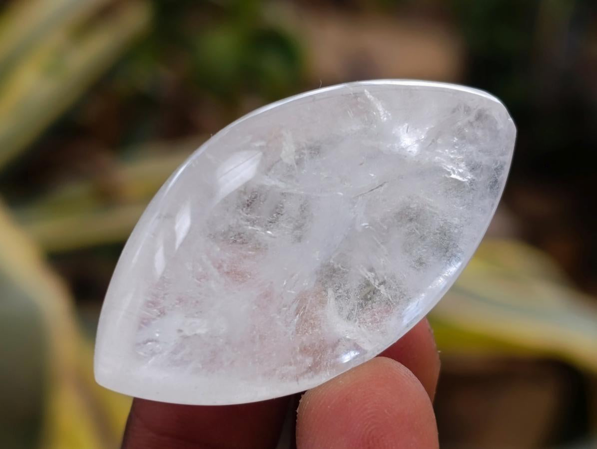 Polished Rock Crystal Quartz "Angel Tears" Free Forms x 35 From Madagascar - Toprock Gemstones and Minerals 