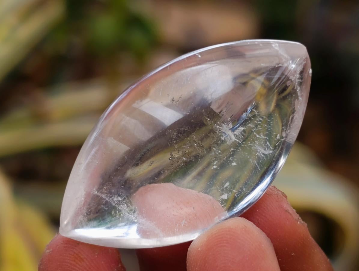 Polished Rock Crystal Quartz "Angel Tears" Free Forms x 35 From Madagascar - Toprock Gemstones and Minerals 