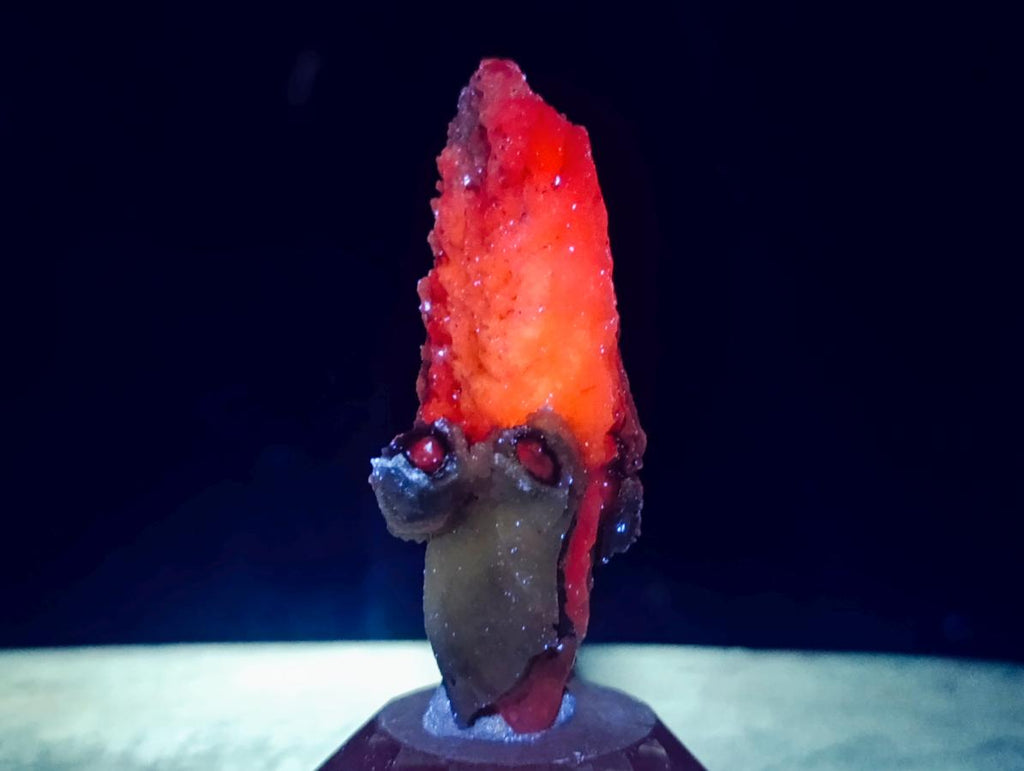 Natural Drusy Quartz Coated Spearhead Calcite Crystals x 35 From Albert's Mountain, Lesotho - Toprock Gemstones and Minerals 