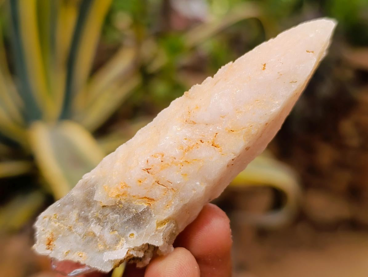 Natural Drusy Quartz Coated Spearhead Calcite Crystals x 35 From Albert's Mountain, Lesotho - Toprock Gemstones and Minerals 