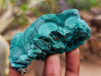 Natural Botryoidal Malachite Specimens x 3 From Congo - Toprock Gemstones and Minerals 