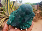 Natural Botryoidal Malachite Specimens x 3 From Congo - Toprock Gemstones and Minerals 