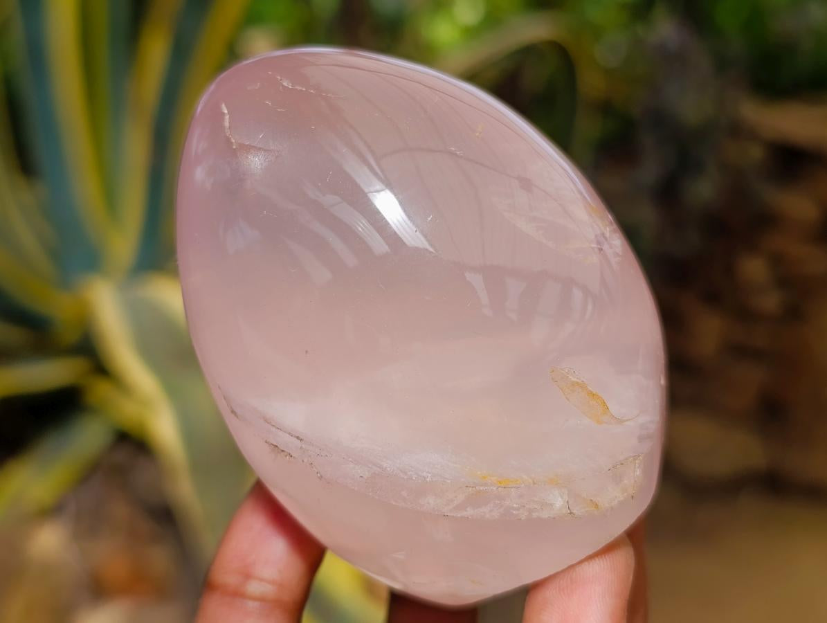 Polished Gemmy Rose Quartz Standing Display Pieces x 4 From Madagascar - Toprock Gemstones and Minerals 