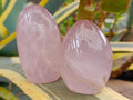 Polished Gemmy Rose Quartz Standing Display Pieces x 4 From Madagascar - Toprock Gemstones and Minerals 