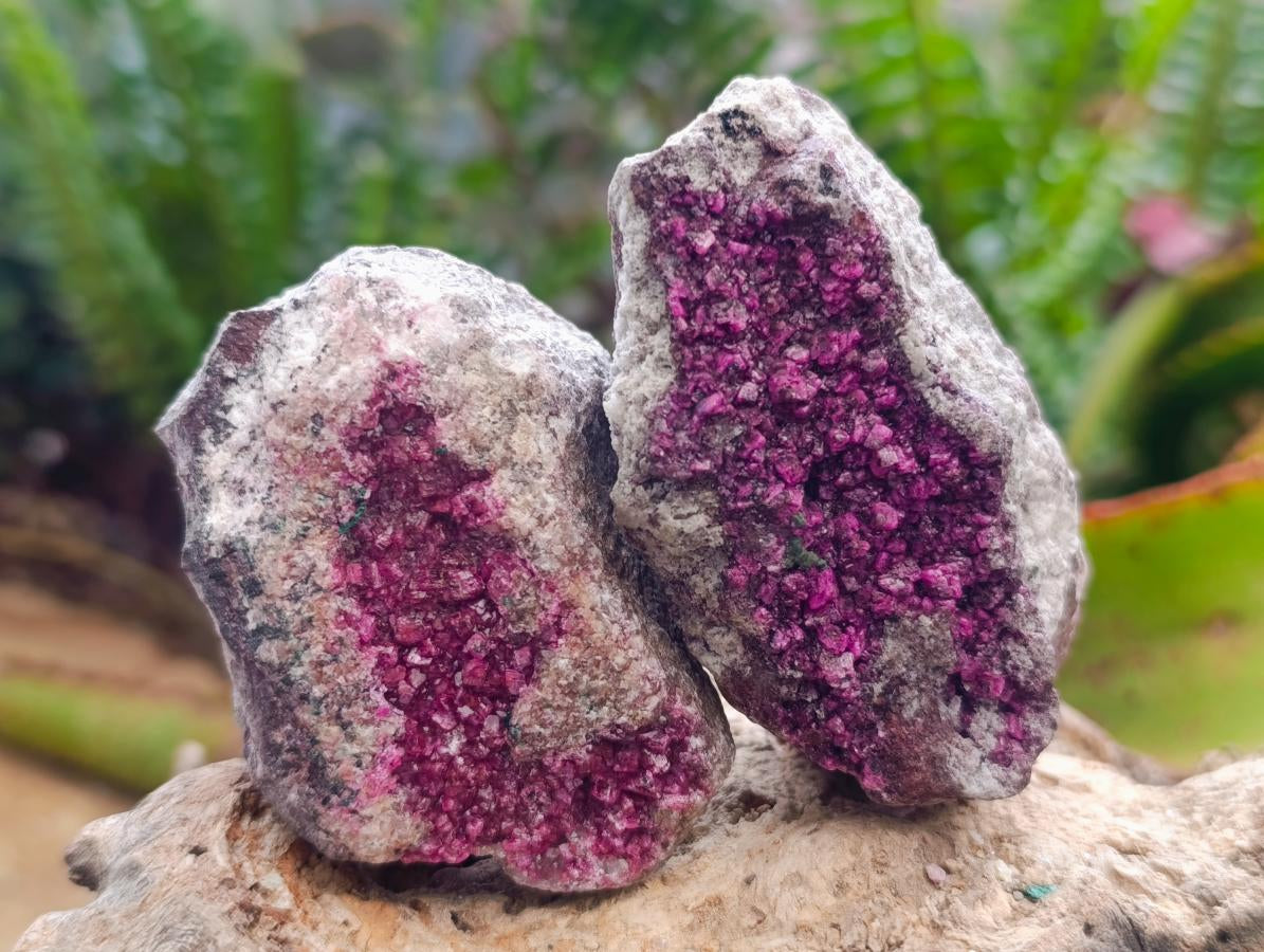 Natural Salrose Cobaltoan Dolomite Specimens x 12 From Kakanda, Congo - Toprock Gemstones and Minerals 