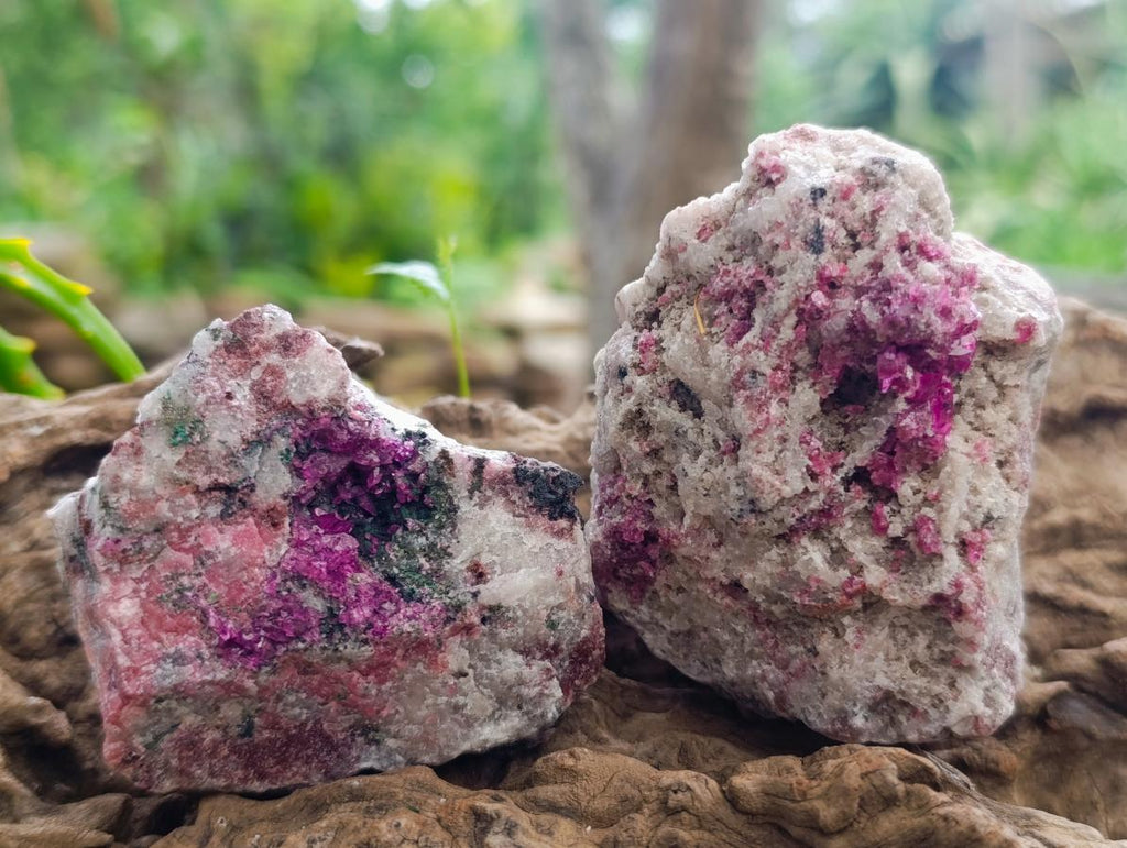 Natural Salrose Cobaltoan Dolomite Specimens x 12 From Kakanda, Congo - Toprock Gemstones and Minerals 