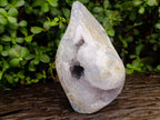 Polished Blue Lace Agate Standing Free Form x 1 From Nsanje, Malawi - Toprock Gemstones and Minerals 