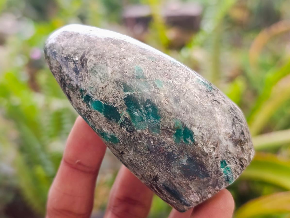 Polished Emerald Mica 'Mutokolite' Standing Display Pieces x 7 From Mutoko, Zimbabwe - Toprock Gemstones and Minerals 