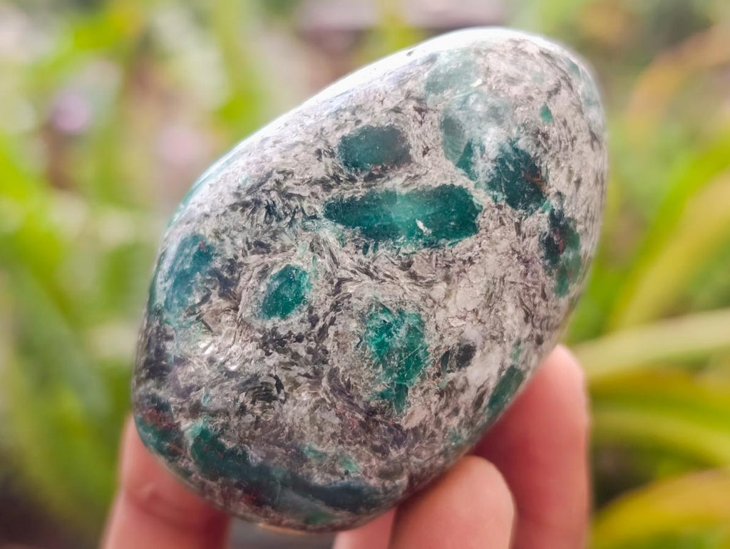Polished Emerald Mica 'Mutokolite' Standing Display Pieces x 7 From Mutoko, Zimbabwe - Toprock Gemstones and Minerals 
