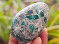 Polished Emerald Mica 'Mutokolite' Standing Display Pieces x 7 From Mutoko, Zimbabwe - Toprock Gemstones and Minerals 